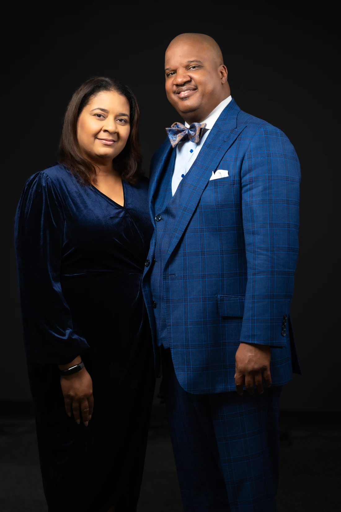 Dr. Carlton P. Byrd with his wife