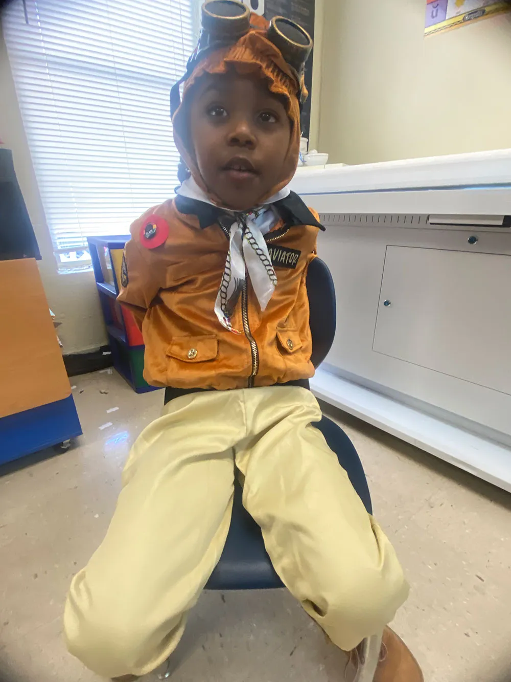 Student in costume