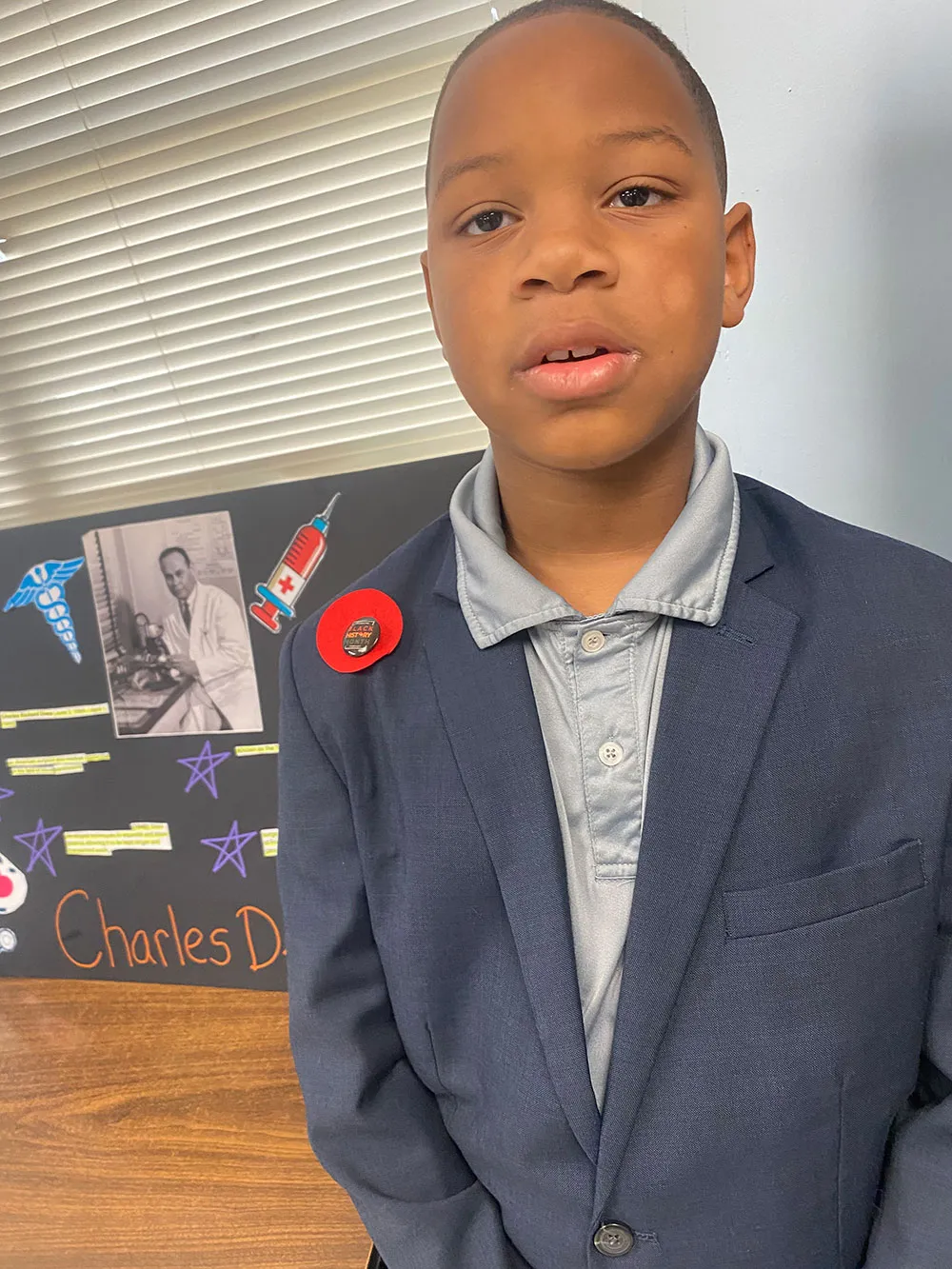 Student in character
