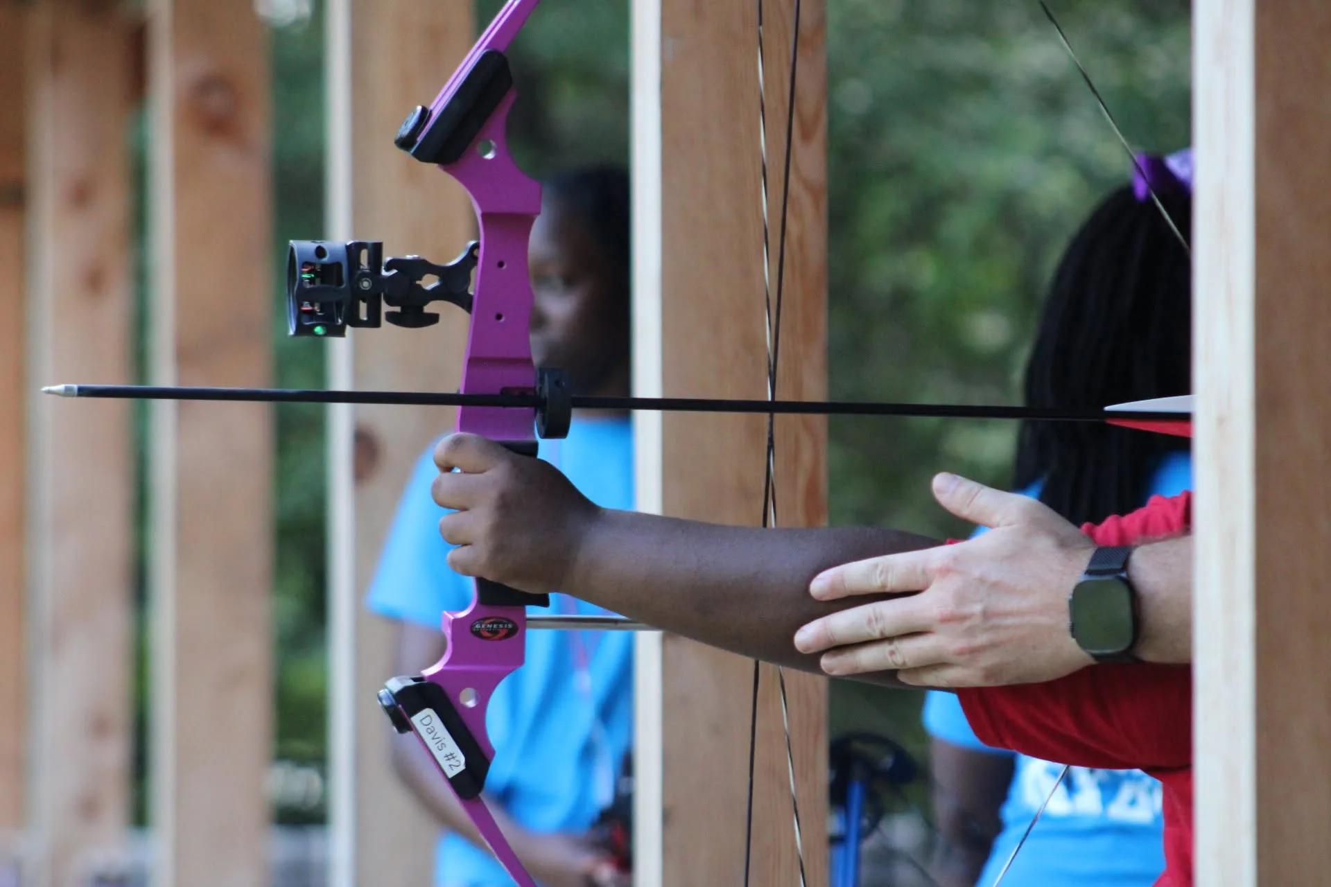 Archery activity at Summer Camp